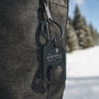Black Bottle Opener Keyring 'It’s All Downhill From Here' | Key Accessory | Gift For Dad | Fathers Day | Skiing, thumbnail 1 of 3