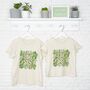 Botanical Big Sis Lil Sis Matching T Shirt Set, thumbnail 1 of 4