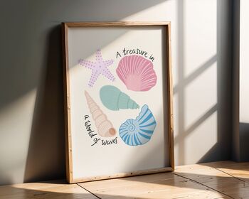 Seashells Art Print, 4 of 7