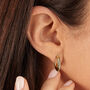 Small Round Solid Gold Or Silver Hoop Earrings, thumbnail 1 of 7