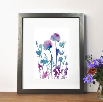 Watercolour Flower Mix Number Three, Giclee Print, 3 of 4