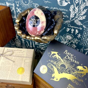 Bathe With Dragons Dragon Egg Bath Bomb Gift Set, 2 of 6