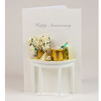 Anniversary Table Personalised Card, 2 of 12