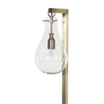 Gold Hanging Bulb Floor Lamp, 2 of 2