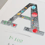 Space Themed Personalised Initial And Name Print, thumbnail 6 of 11