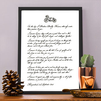 Personalised Handwritten Love Letter / Wedding Vows, 3 of 8