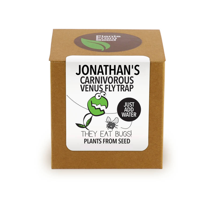 Personalised Grow Your Own Venus Fly Trap Plant Kit By Plants From Seed