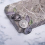 Cow Parsley Black, Personalised Locket Necklace Gift, thumbnail 2 of 7
