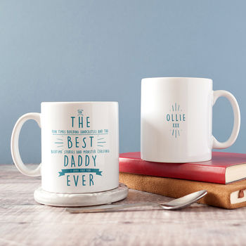 Personalised 'Best Daddy Ever' Secret Message Mug, 2 of 6