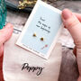 Gift Bag 'New Beginnings' Star Earrings, thumbnail 1 of 10