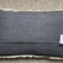 Dara Black Cotton Cushion, 30 X 50, thumbnail 6 of 8