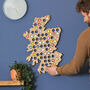 Personalised Scotland Beer Cap Collector Map Art, thumbnail 3 of 6