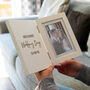 Personalised Wedding Day Gift White Folding Photo Frame, thumbnail 1 of 5