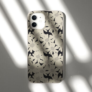 White Flowers, Biodegradable Phone Case, 8 of 8