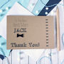 Personalised 'Thank You' Best Man Bow Tie Card, thumbnail 3 of 4