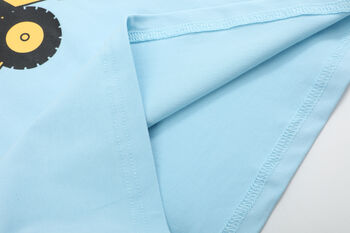 Timmy Blue Tractor Printed T Shirt, 7 of 10