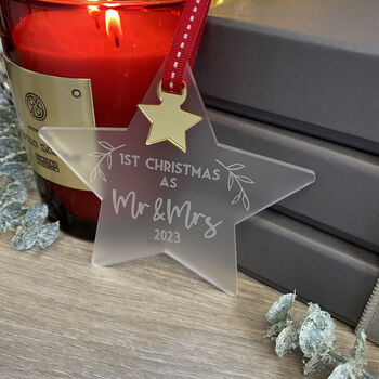 Personalised Silver Star Christmas Tree Dec 23, 2 of 10