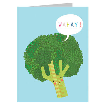 Mini Broccoli Greetings Card, 2 of 4