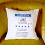 Personalised Cushion Gift For Men, thumbnail 7 of 10