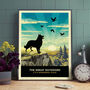 Scenic Dog Lovers Gift. Border Collie Limited Edition Print, thumbnail 1 of 9