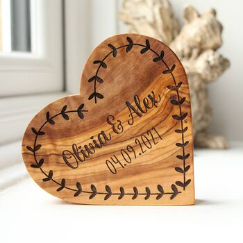 Personalised Valentines Gift For Her, Engraved Heart, 5 of 7