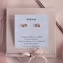 Nana Earrings Studs, thumbnail 3 of 8