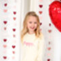 Valentines Personalised Embroidered Name Sweater Dress, thumbnail 9 of 11