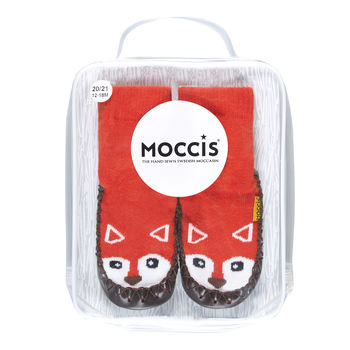 Kids Mr Fox Moccasin Slippers, 5 of 5
