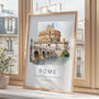 Rome Castel Sant'angelo Travel Print, thumbnail 3 of 7