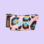 'Mrs' Pink Leopard Print Zip Bag, thumbnail 2 of 2