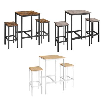 Space Saving Bar Table And Stools Set, 10 of 10