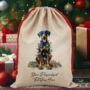 Personalised Doberman In Christmas Lights, thumbnail 7 of 9