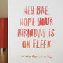On Fleek Birthday Card, thumbnail 2 of 2