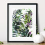 Fern Botanical Fine Art Giclée Print, thumbnail 2 of 4