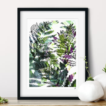 Fern Botanical Fine Art Giclée Print, 2 of 4