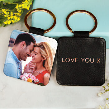 Personalised Photo Love Message Keyring, 2 of 3