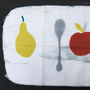 Apple + Pear + Spoon Tea Towel, thumbnail 1 of 6