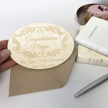 Personalised Holy Communion Card, 2 of 9