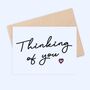'Thinking Of You' Sympathy Card, thumbnail 1 of 2