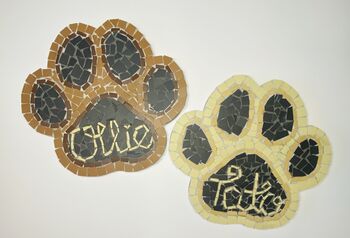 Personalised Pet Paw Print Keepsake Decoration, 5 of 8