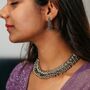 Small Bohemian Trinket Indian Boho Jhumkis Earrings, thumbnail 2 of 6