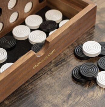 Luxury Personalised Wooden Four In A Row, 4 of 8