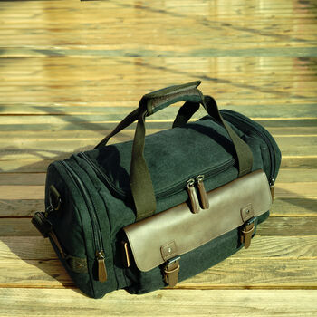 Large Canvas Holdall With Front Pocket, 10 of 10