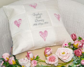 Silk Wedding Cushion, 3 of 8