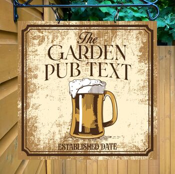 Garden Pub Shed Bar Sign, 7 of 12