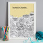 Personalised Chichester Graduation Gift Print, thumbnail 7 of 10