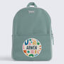Personalised Abstract Design Kids Everyday Backpack, thumbnail 1 of 9