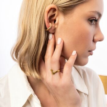 Fine Diamond Sterling Silver Ear Suspension Earrings, 11 of 12