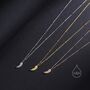 Angel Wing Pendant Necklace With Satellite Chain, thumbnail 5 of 10