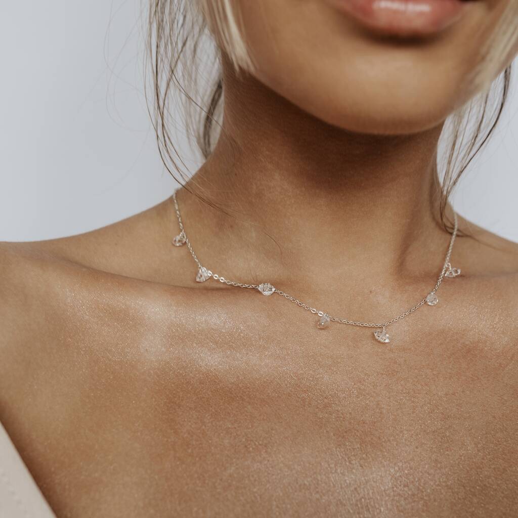 Herkimer Diamond Crystal Necklace, 1 of 5